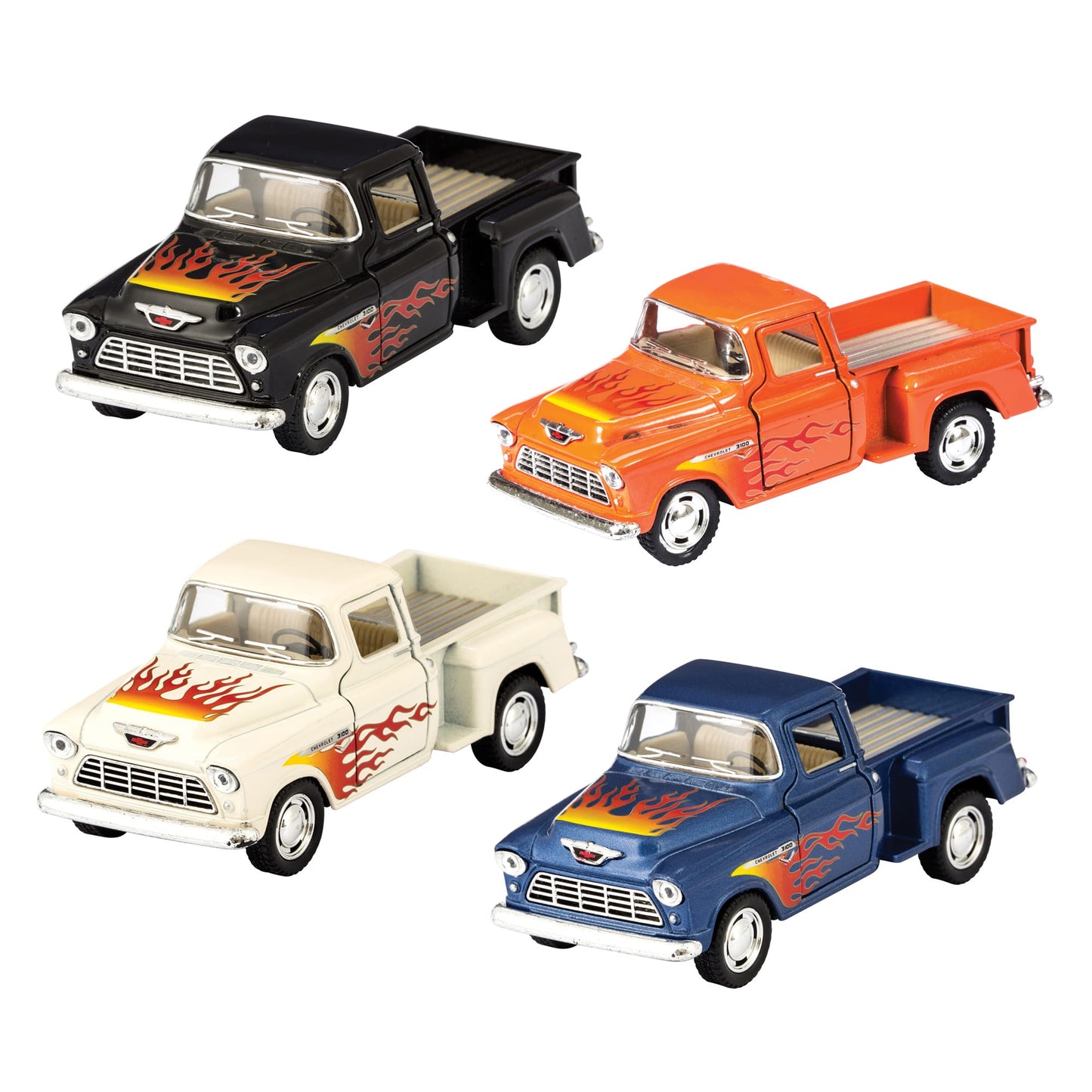 Die Cast - 1955 Chevy Stepside Pick-Up - Kinsmart