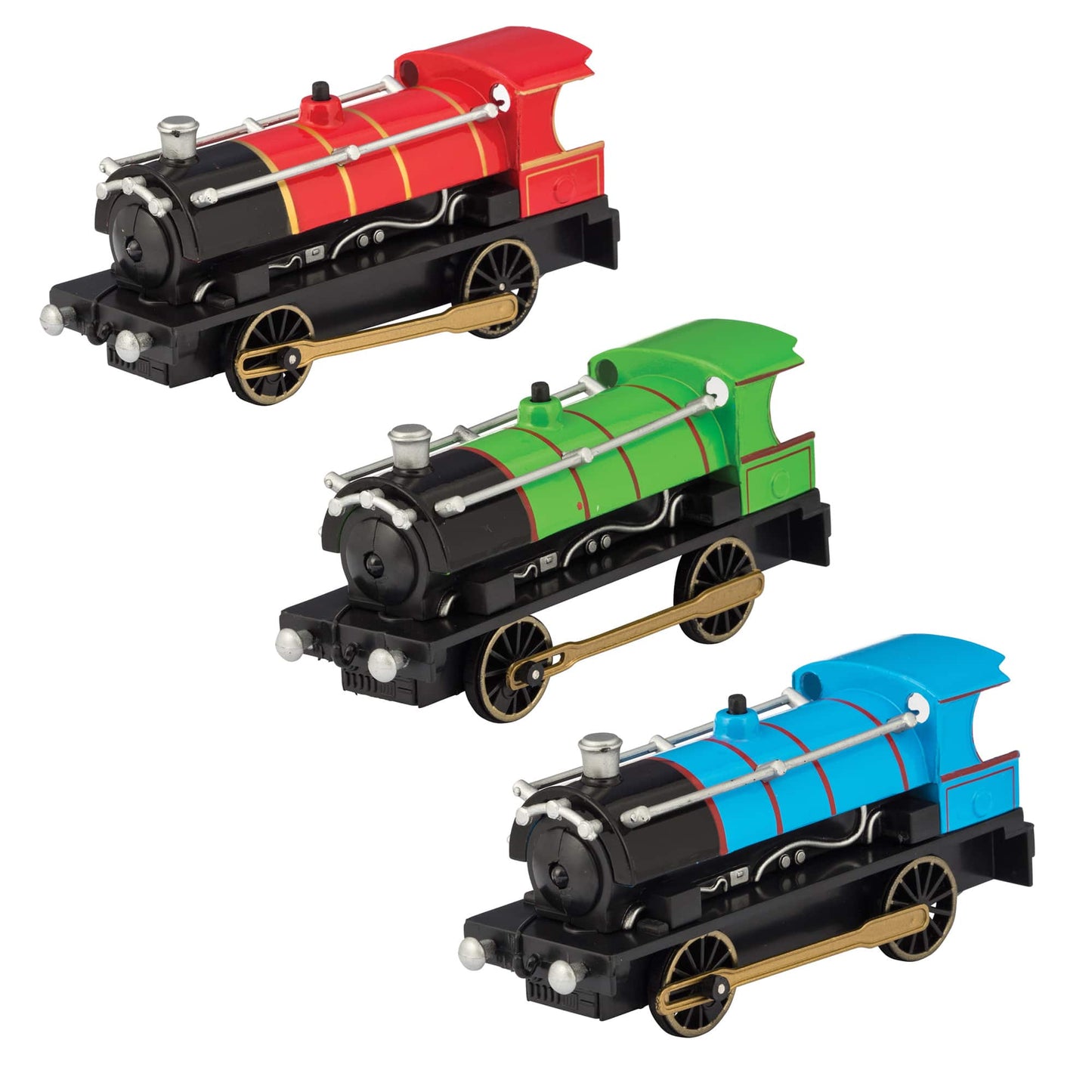 Die Cast - Light & Sound Train (Red Or Green) - Schylling