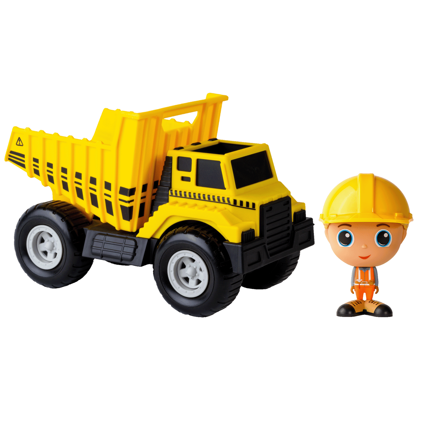 Dump Truck Set - Boy with blonde hair and blue eyes - flek