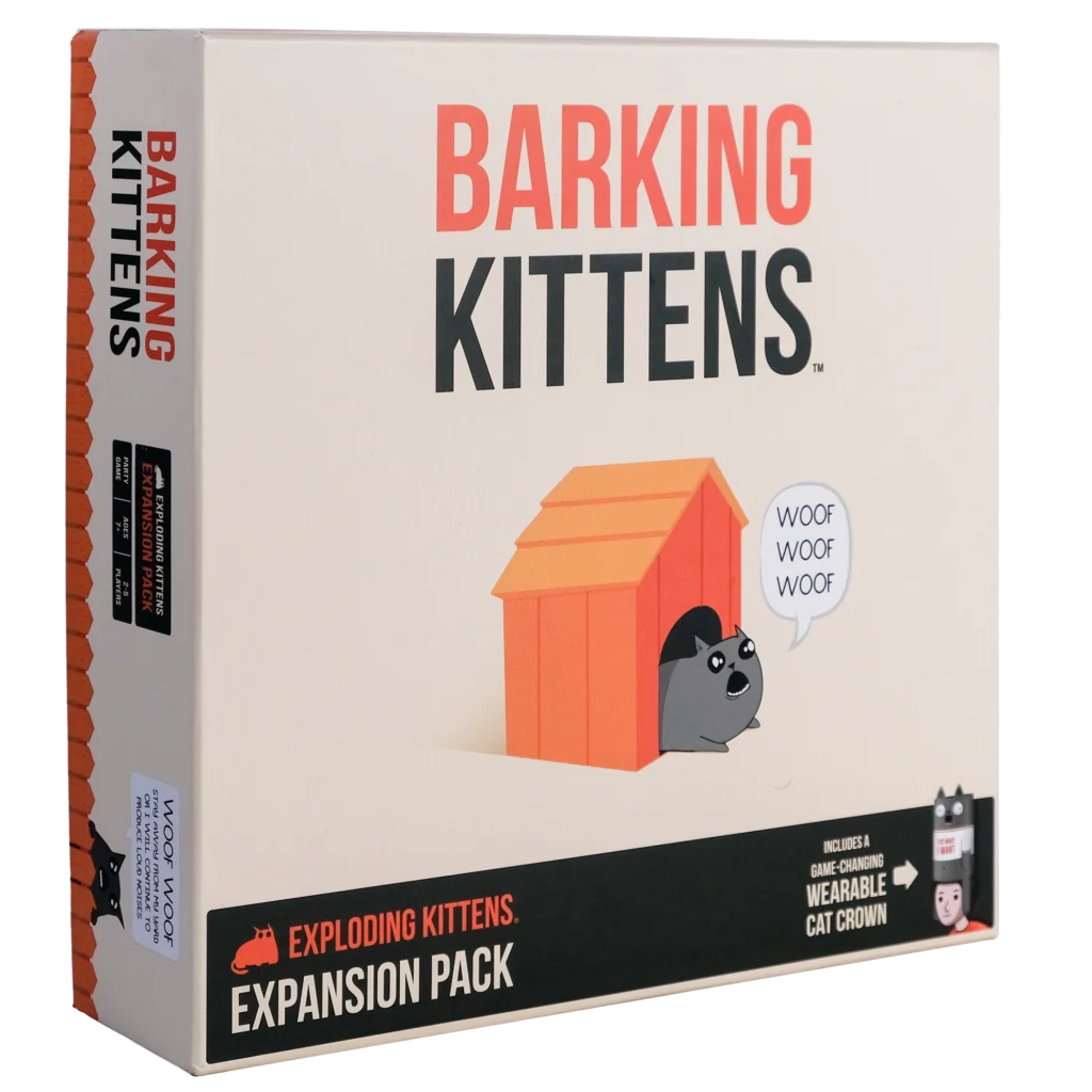 Barking Kittens Expansion Pack For Exploding Kittens Party Game