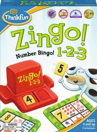 Zingo! 1-2-3 Number Bingo Game - Thinkfun