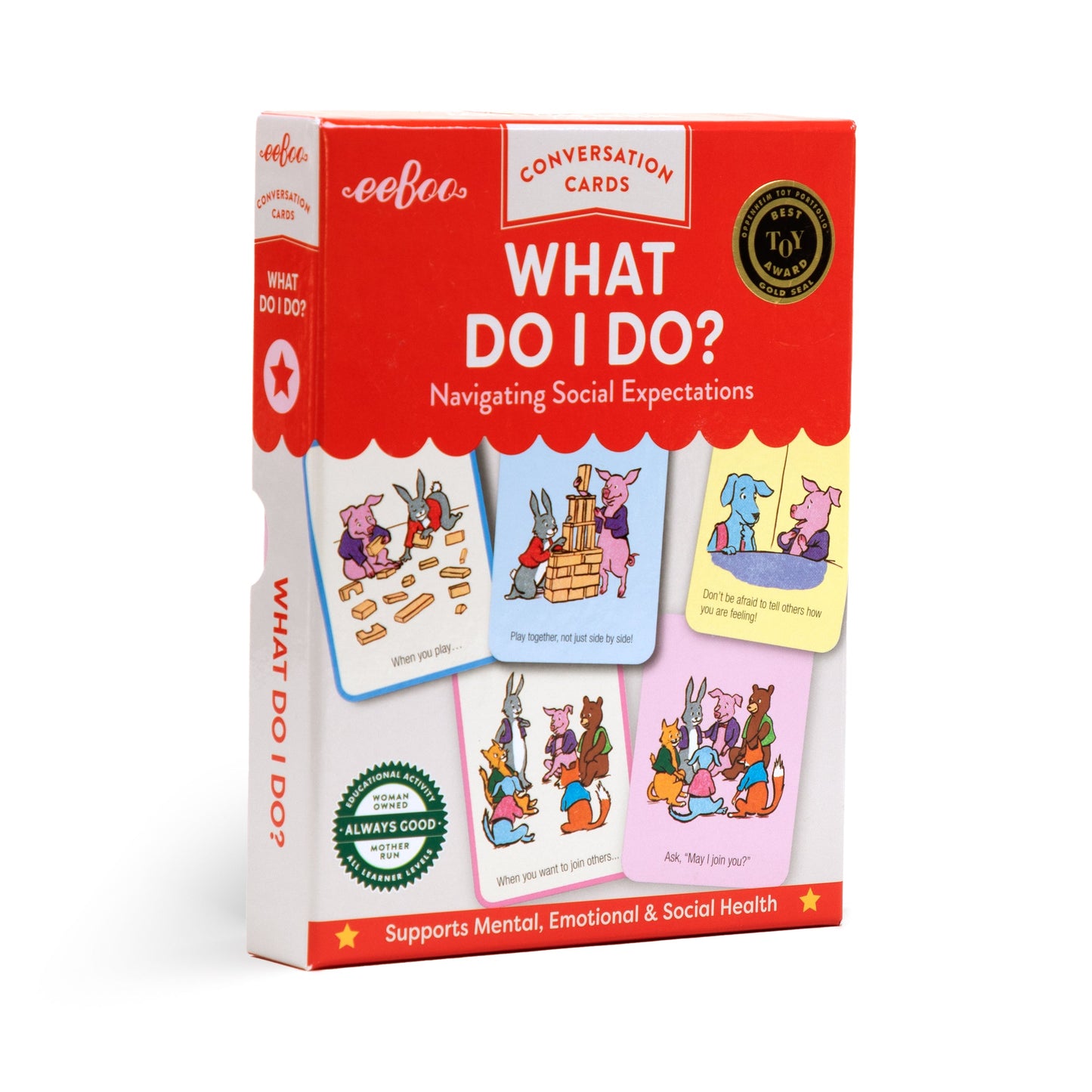 Conversation Cards - What Do I Do? - Eeboo