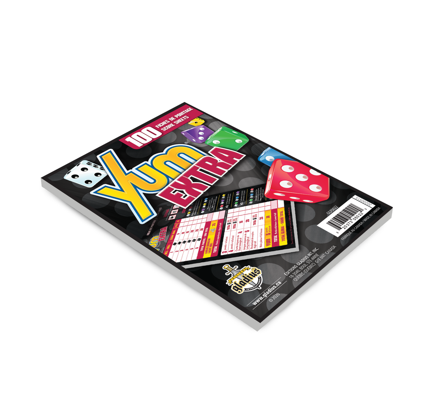 Score Sheets - Yum - Gladius