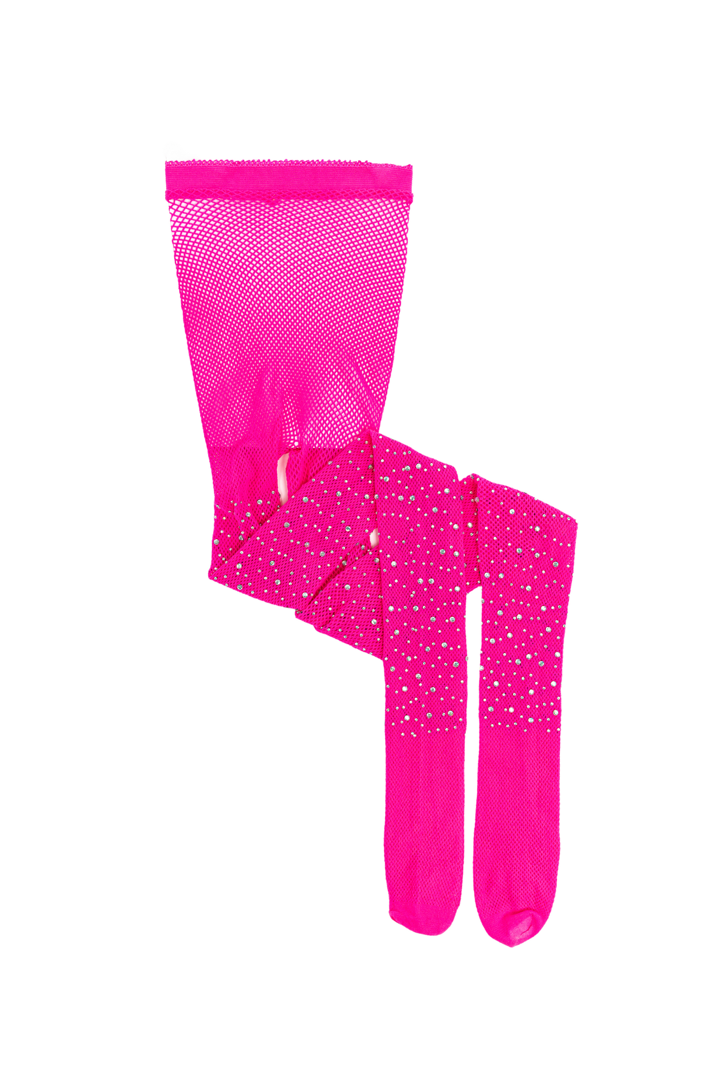 Size 3-8 - Tights - Ombré Rhinestone Hot Pink, Purple, & Pink - 23040 - Great Pretenders