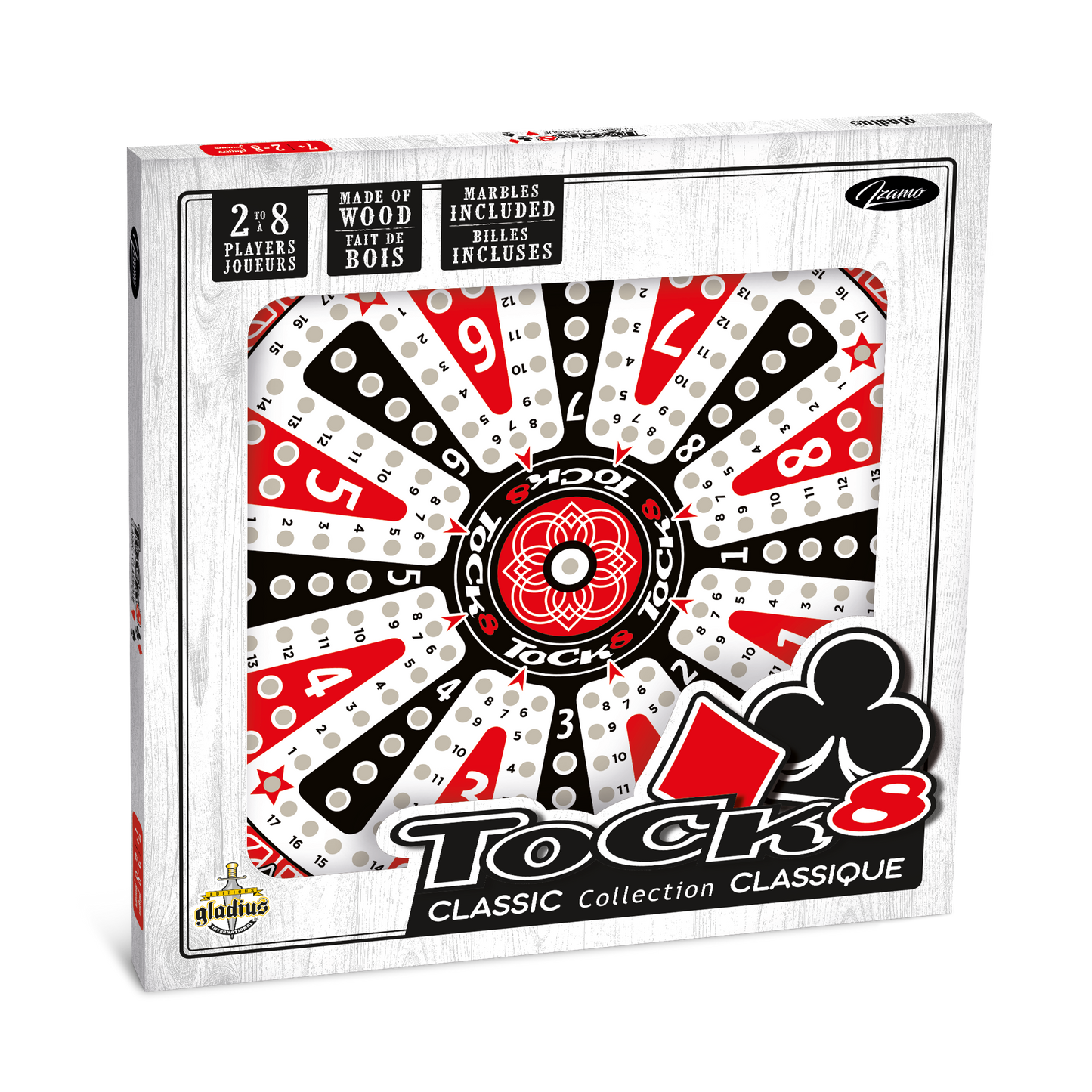 Tock - Classic 2-8 Players 20" Board - Gladius