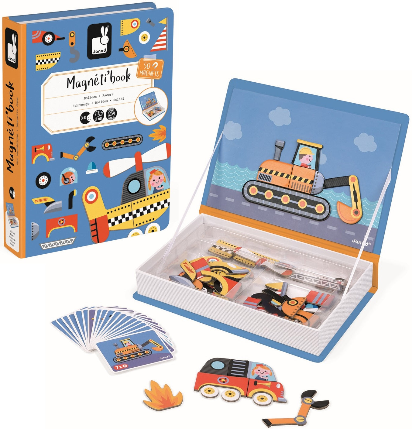 Magnetibook - Racers - Janod