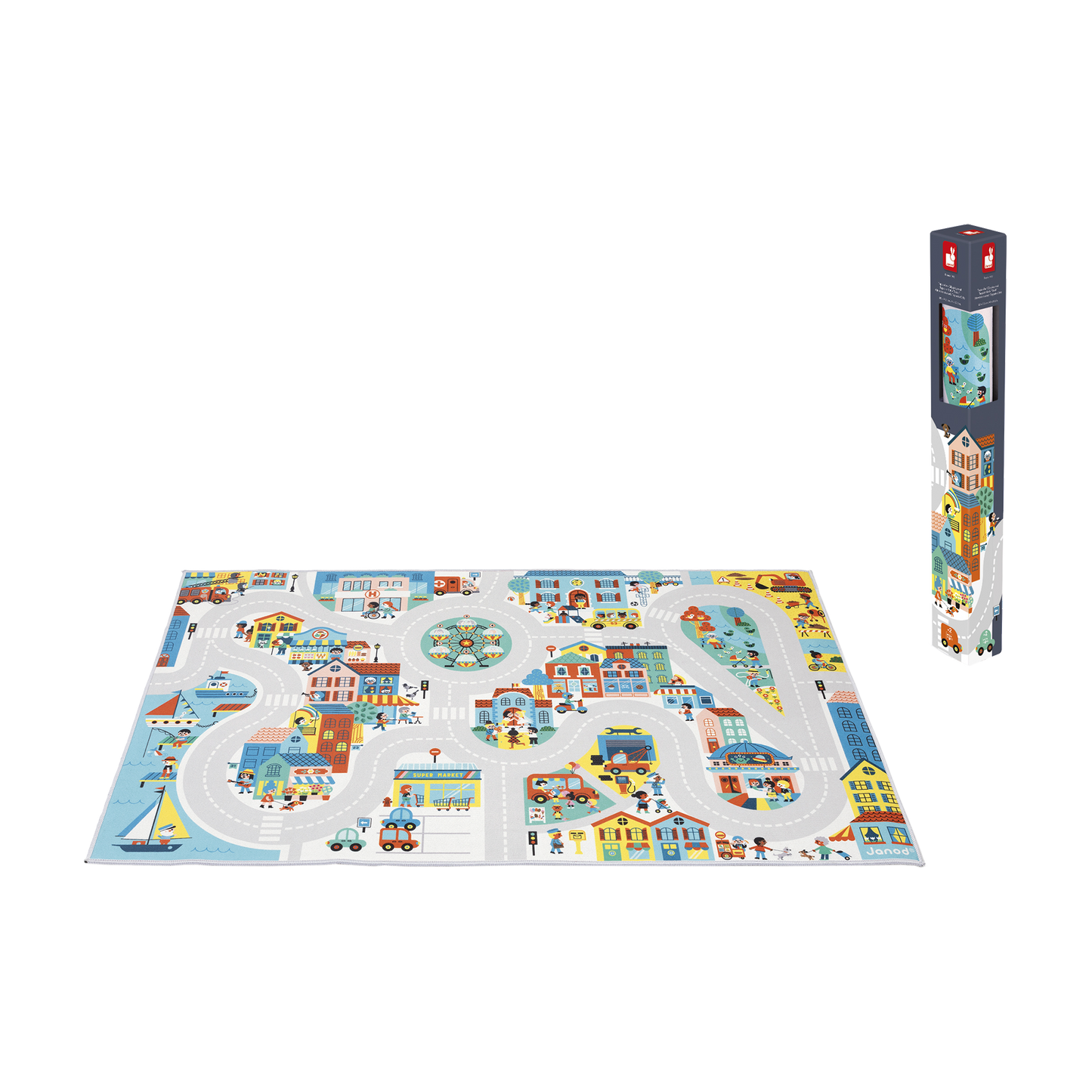 Play Mat for Vehicles - City