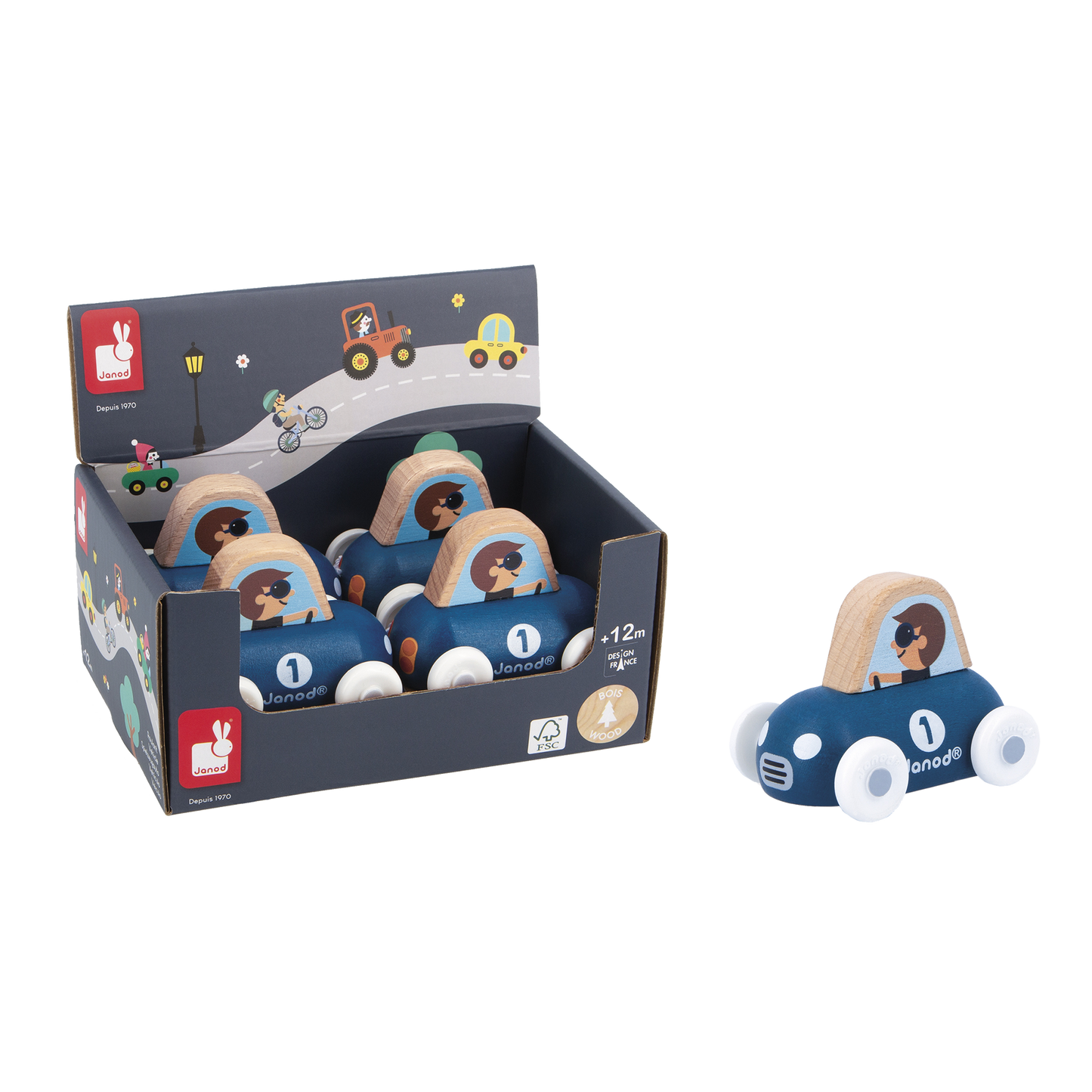 Wooden Sports Car - Janod