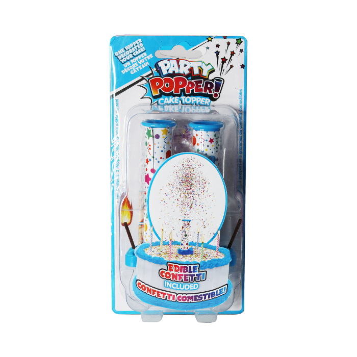 Cake Topper - Edible Glitter Confetti Party Popper