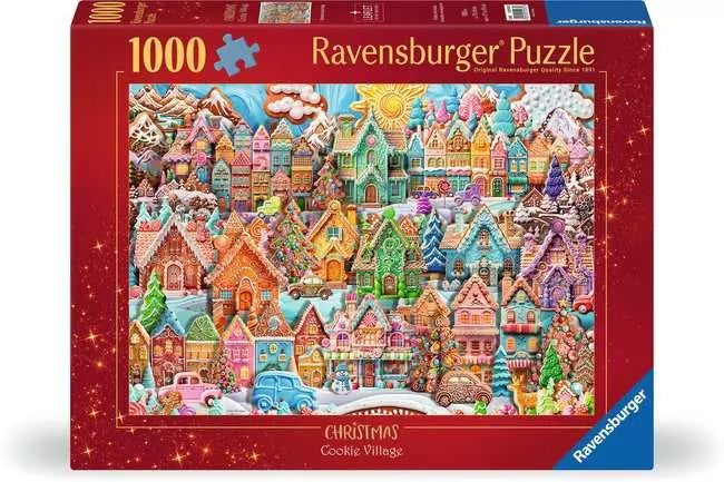 1000 Piece - Christmas Cookie Village - Ravensburger