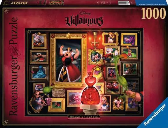 1000 Piece - Disney Villainous - Queen Of Hearts - Ravensburger