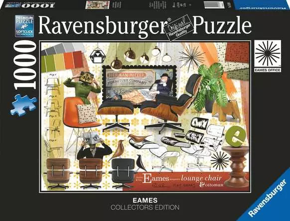 1000 Piece - Classics - Eames Collection - Ravensburger
