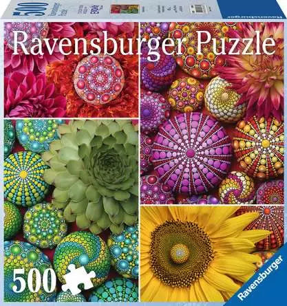 500 Piece - Mandala Blooms - Ravensburger