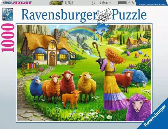 1000 Piece - The Happy Sheep Yarn Shop - Ravensburger