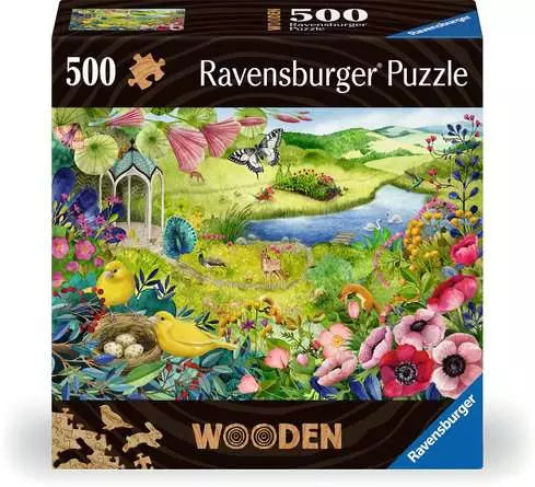 500 Piece - Wooden Puzzle - Nature Garden - Ravensburger