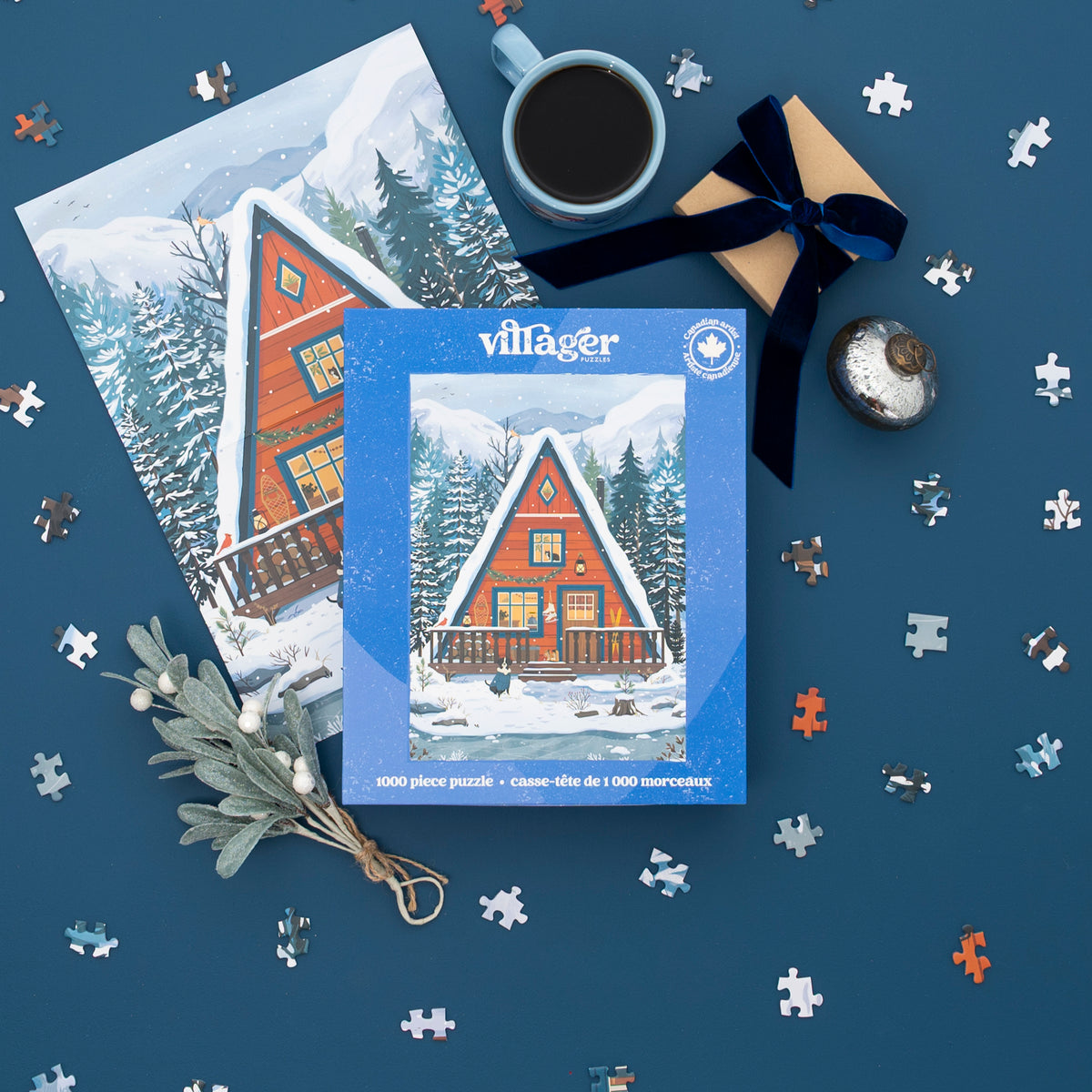 1000 Piece - Midwinter Retreat - Villager Puzzles