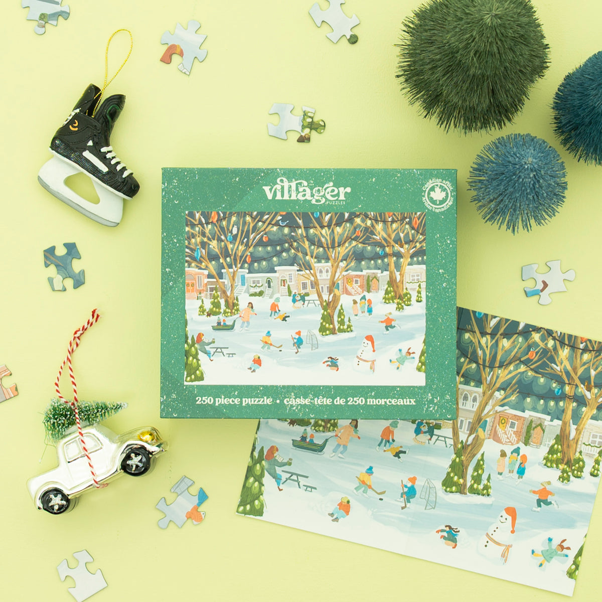 250 Piece - Neighbourhood Rink - Villager Puzzles