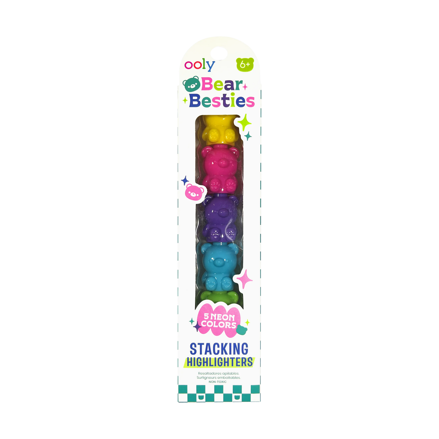 Stacking Highlighters - Bear Besties - ooly