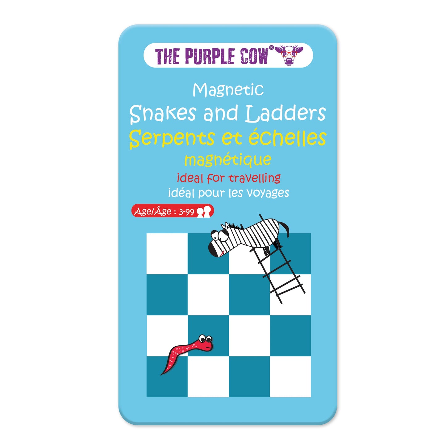 Magnetic Game - Snakes and Ladders - Purple Cow