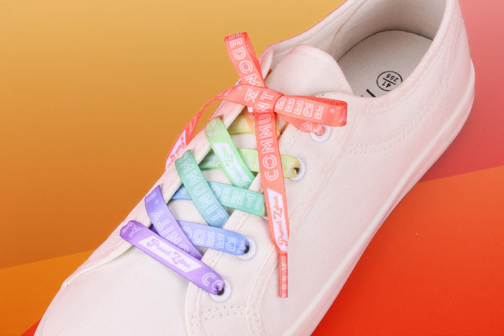 Shoelaces - Rainbow - Proud Zebra