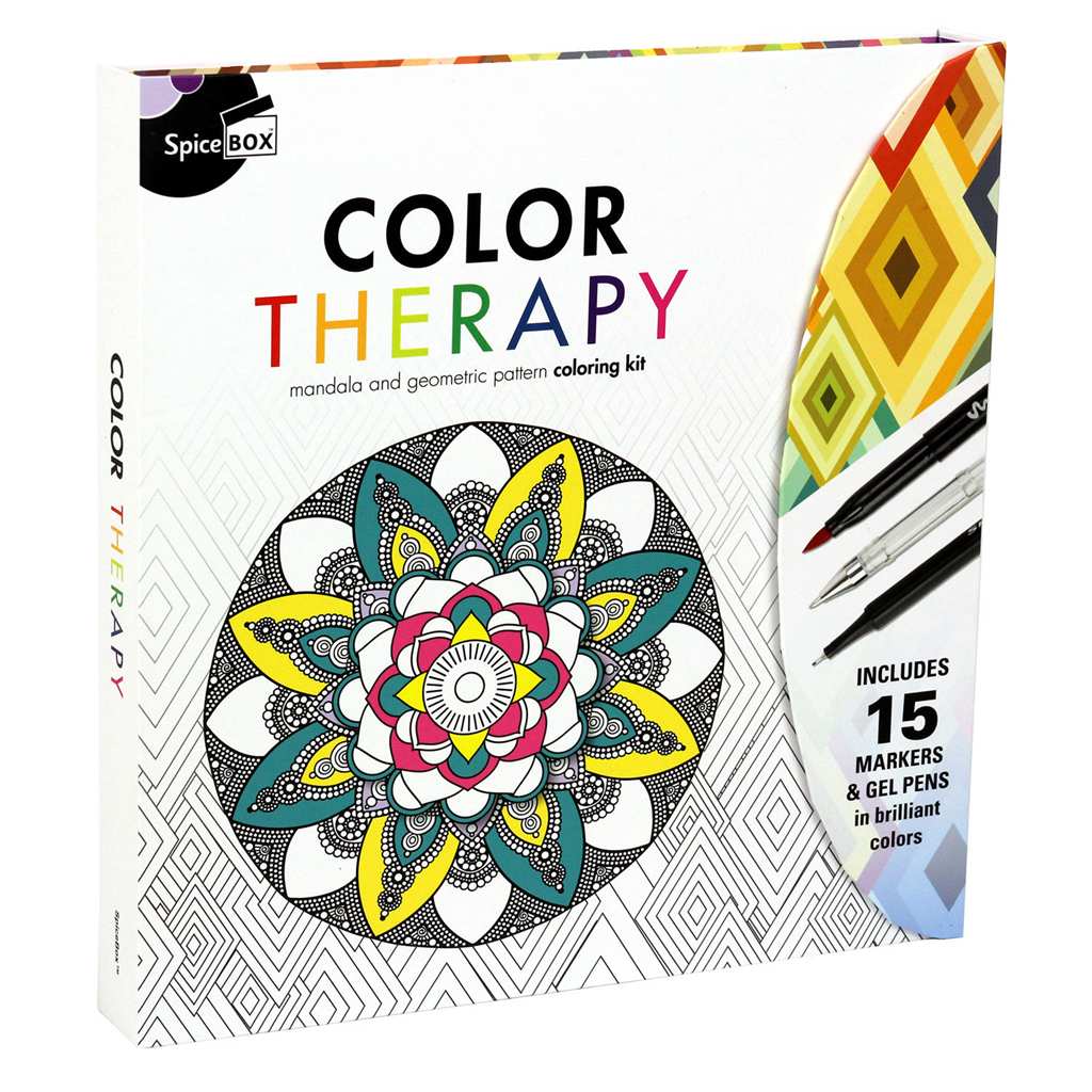 Colour Therapy - Mandala and Geometric Patterns - SpiceBox