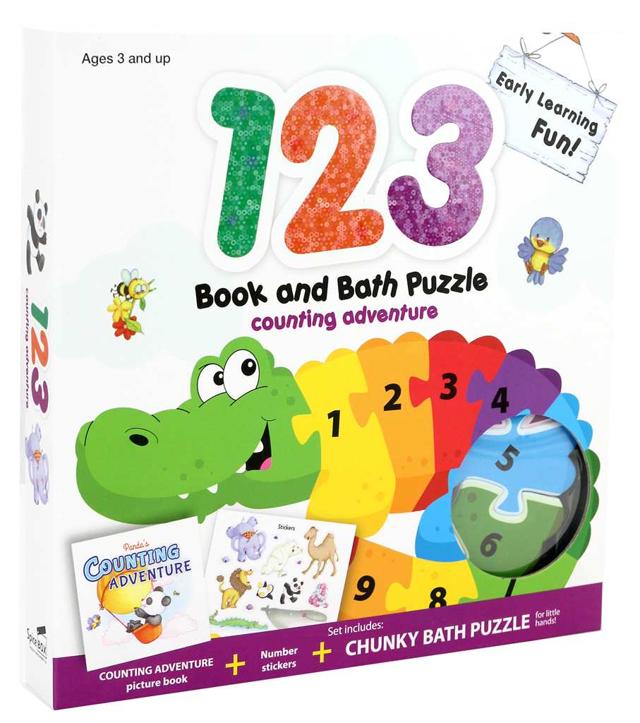 123 Book and Bath Puzzle - SpiceBox