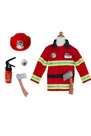 Size 3-4 - Firefighter Set, Red - 81353 - Great Pretenders