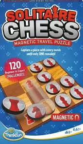 Solitaire Chess - Magnetic Travel Game - Thinkfun