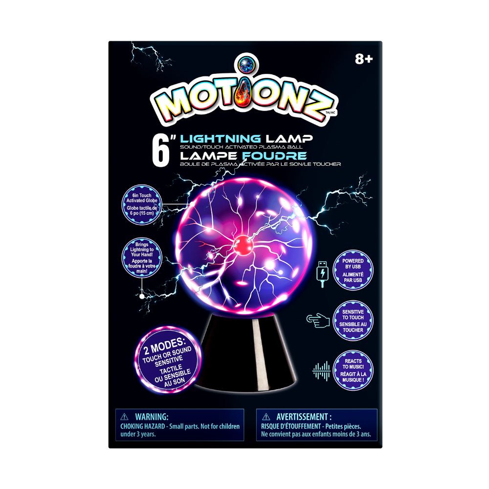 Lightning Lamp - Sound/Touch Activated Plasma Ball - Incredible