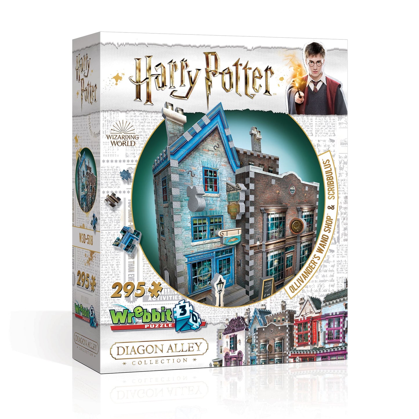 3D Puzzle - Harry Potter - Ollivander'S Wand Shop & Scribbulus