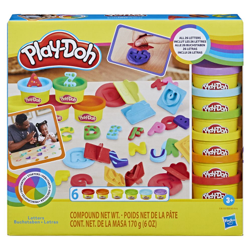 Play-Doh Letter Stencils