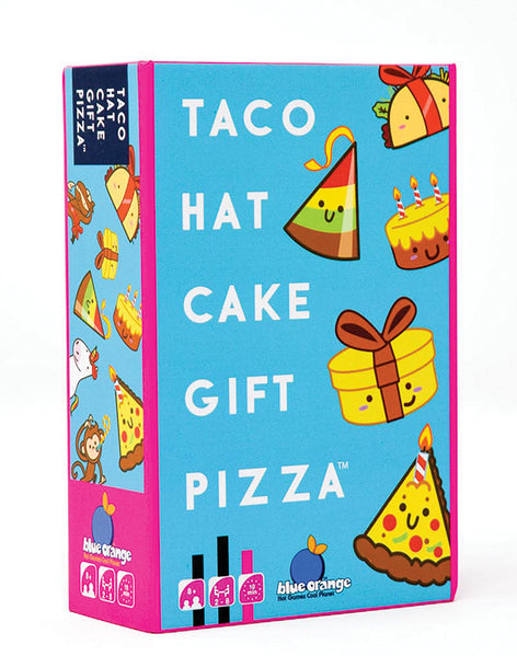 Taco Hat Cake Gift Pizza - Card Game - Blue Orange