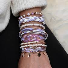 Bracelet Making Kit - Lavendar - Craft Crush