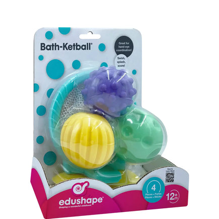 Bath-Ketball Hoop & Balls Bath Toy - Edushape