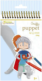 Colour Your Own Finger Puppets - Dragons And Knights