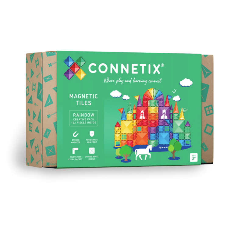 Rainbow Creative Pack - 102 Pieces - Connetix