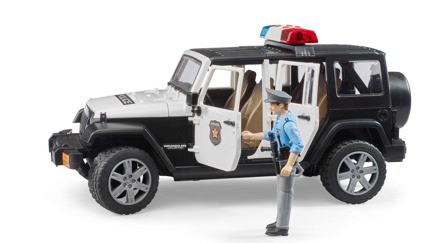 Jeep Rubicon Police Car & Policeman - 02526 - Bruder