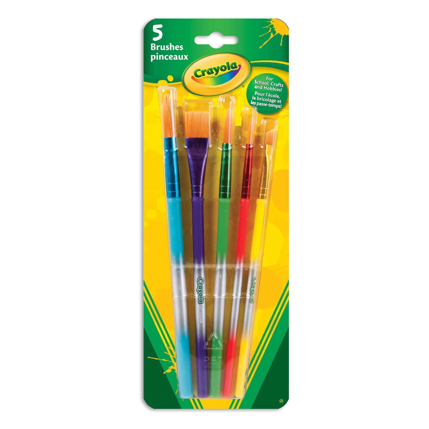 Paint Brushes - 5 Assorted Sizes - Crayola