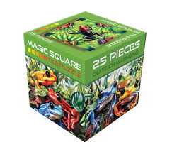 25 Piece - Magic Square Puzzle - Frogs