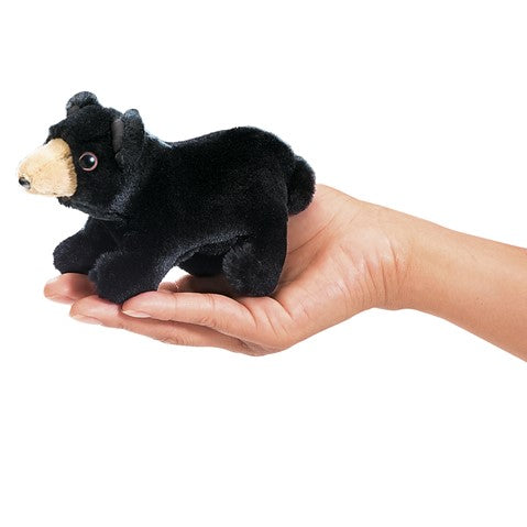 Mini Black Bear - Finger Puppet - Folkmanis