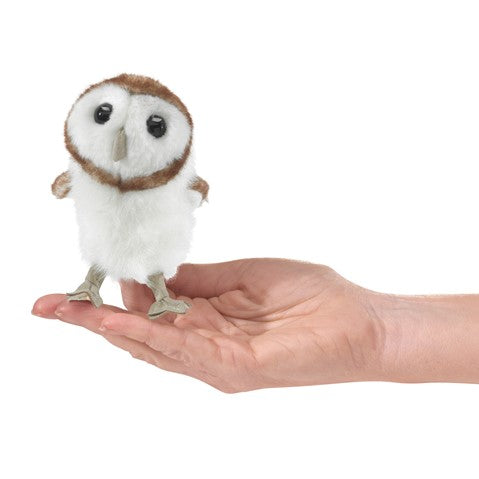 Mini Barn Owl - Finger Puppet - Folkmanis