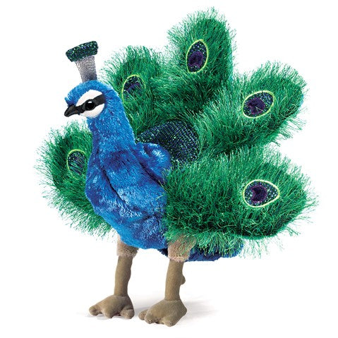 Peacock Hand Puppet - Folkmanis