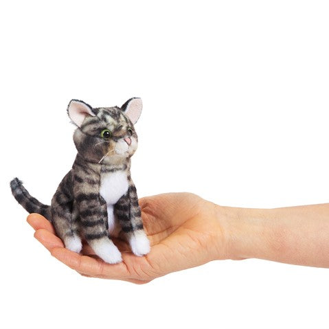 Mini Tabby Cat - Finger Puppet - Folkmanis