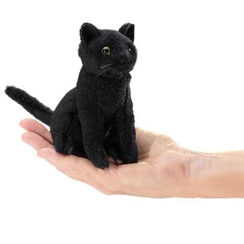 Mini Black Cat - Finger Puppet - Folkmanis