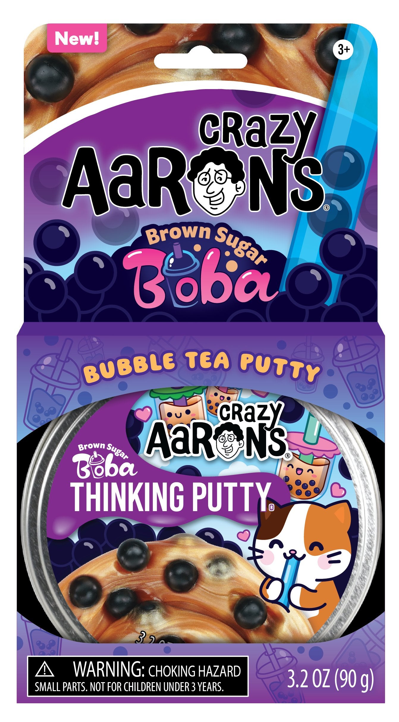 Thinking Putty - Brown Sugar Boba - Crazy Aaron's