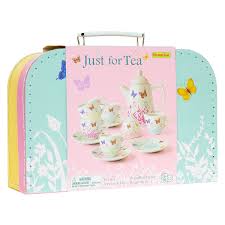 Tea Set - Porcelain - Butterfly Pattern - Champion
