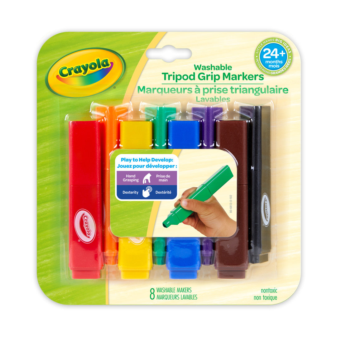 Tripod Grip Washable Markers - Crayola