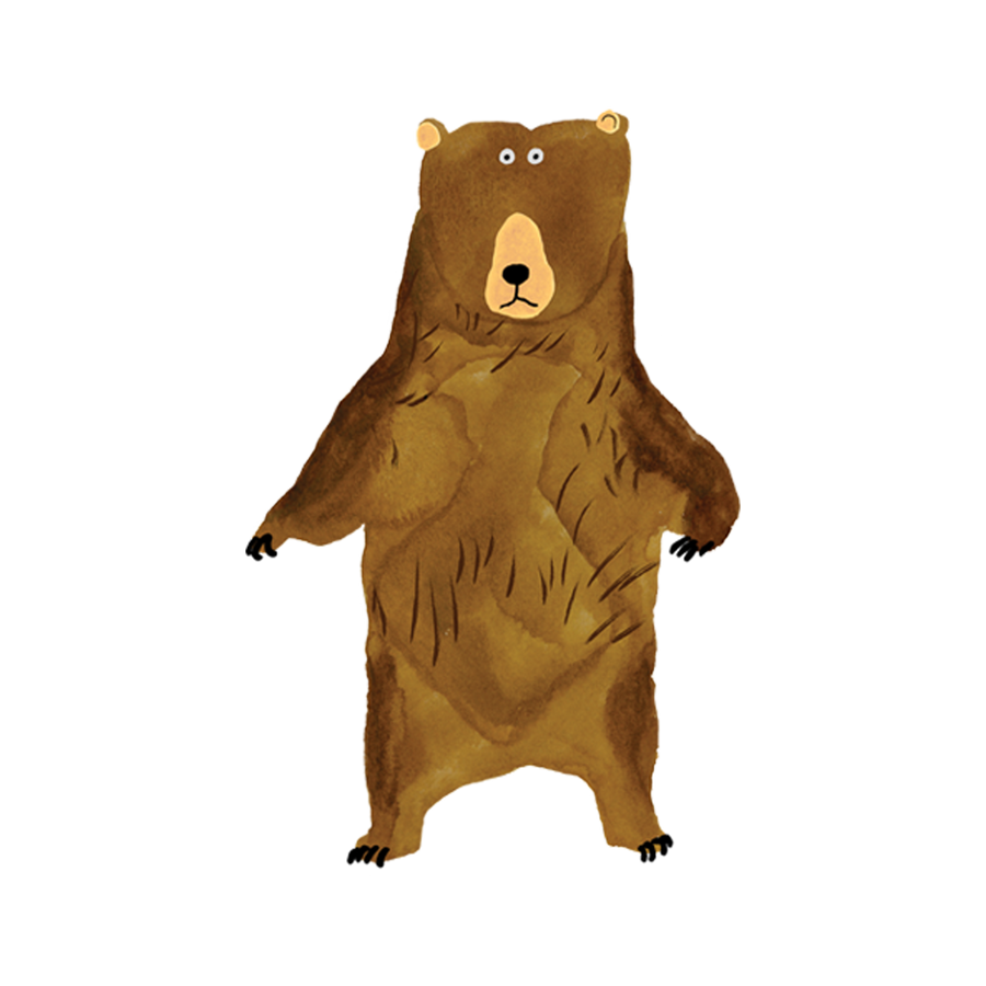 Tattoo - Bear Stare - Tattly