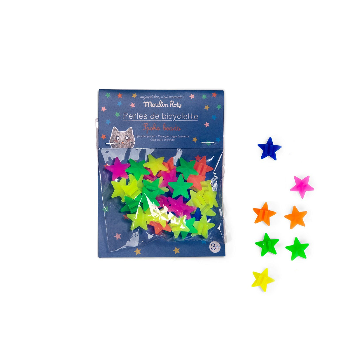 Bike Spoke Beads - Stars - Moulin Roty
