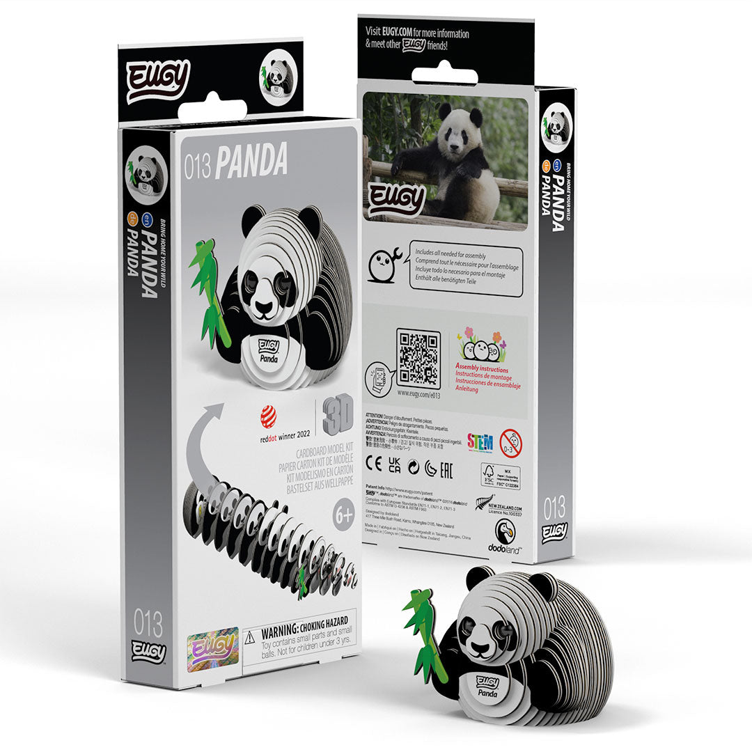 Panda - 3D Cardboard Puzzle - Eugy